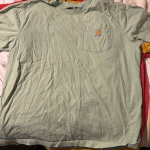 Carhartt Men's Mint Green Pocket T-Shirt